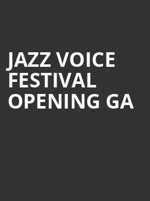 Jazz Voice Festival Opening Ga at Royal Festival Hall